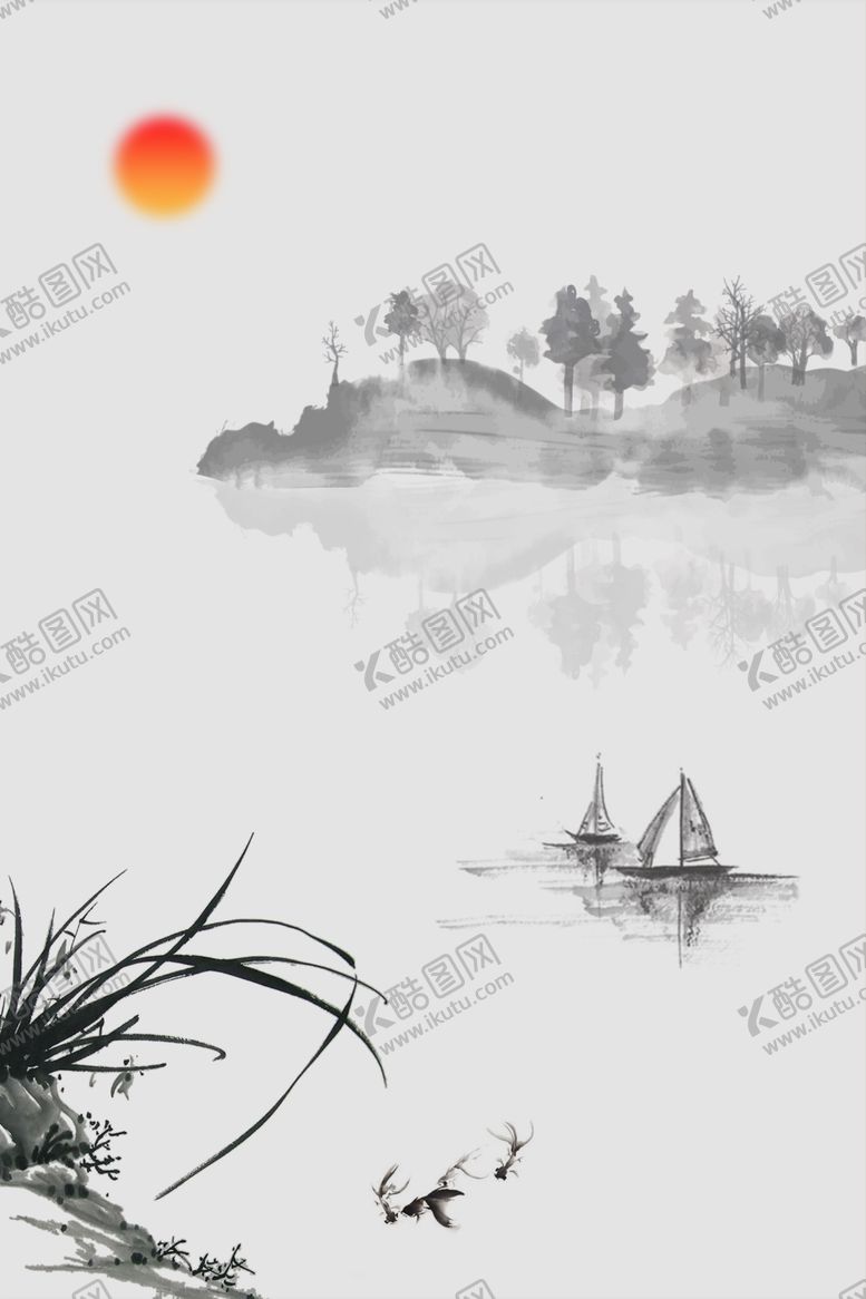 编号：40270006260254598475【酷图网】源文件下载-水墨背景