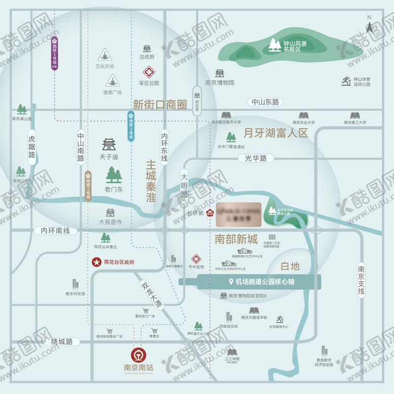 编号：52991112020005035070【酷图网】源文件下载-区位图海报