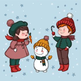 冬日儿童活动户外天户外天娱乐季运
