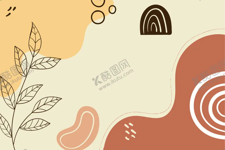 编号：35892009072113101927【酷图网】源文件下载-植物抽象背景