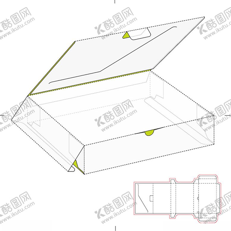 编号：84343401251323474789【酷图网】源文件下载-礼盒立面展开图