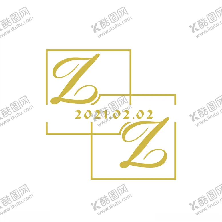 编号：80655504150054072181【酷图网】源文件下载-婚礼logo