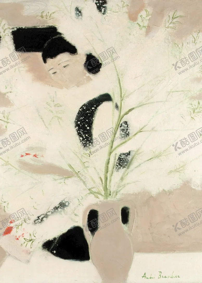 编号：20794509220304452685【酷图网】源文件下载-装饰画静物花卉