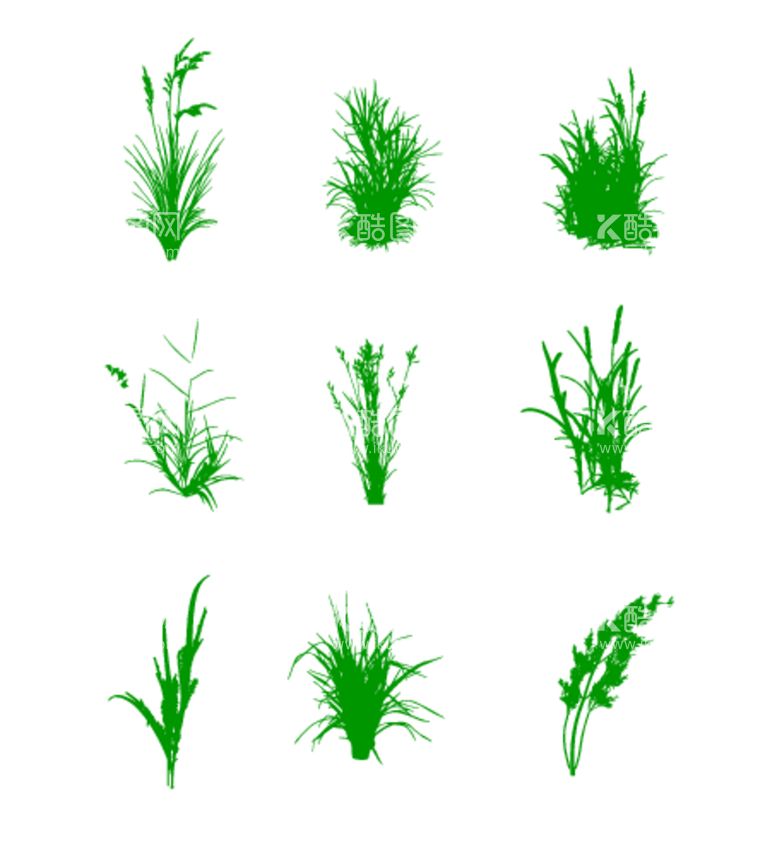 编号：60357612131530523095【酷图网】源文件下载-杂草剪影