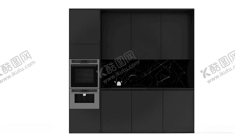 编号：33847510220914305192【酷图网】源文件下载-厨房消毒柜3d模型