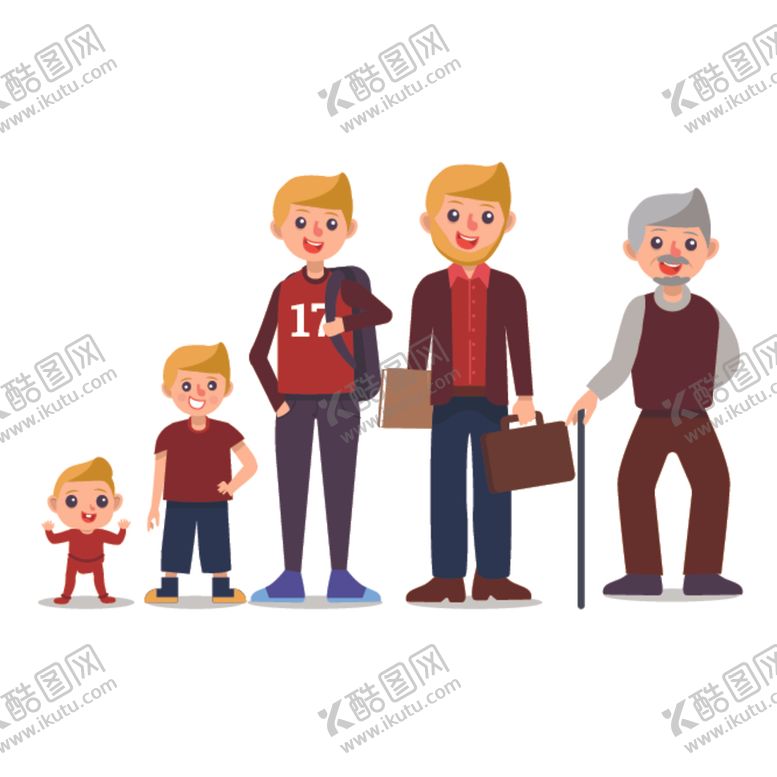 编号：72703209281119196389【酷图网】源文件下载-扁平人物插画