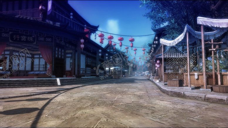 编号：54317907030645104803【酷图网】源文件下载-中国风大气插画场景