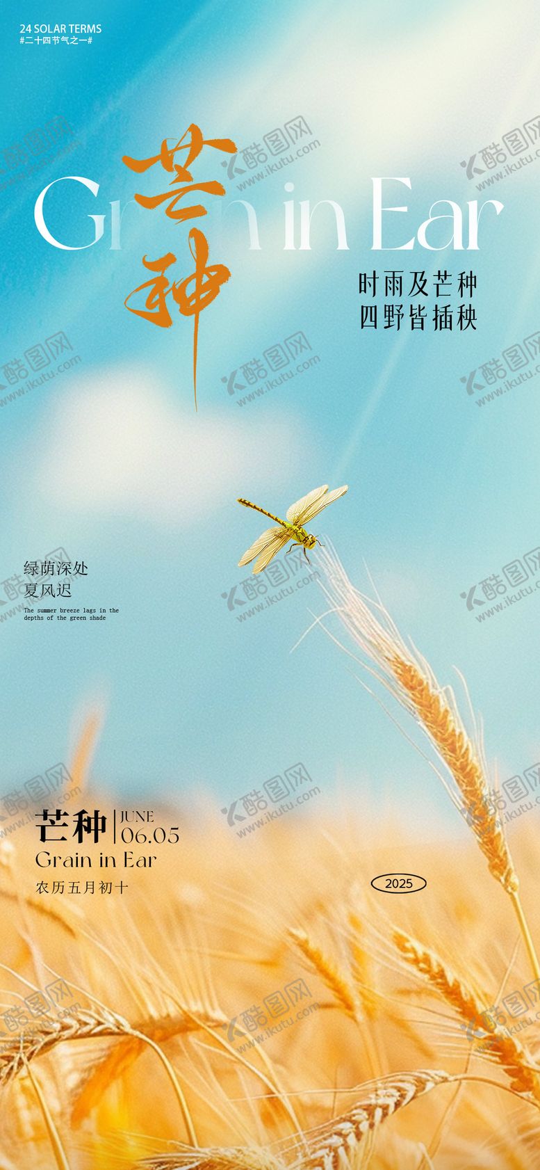 编号：70049206151645585431【酷图网】源文件下载-芒种节气海报
