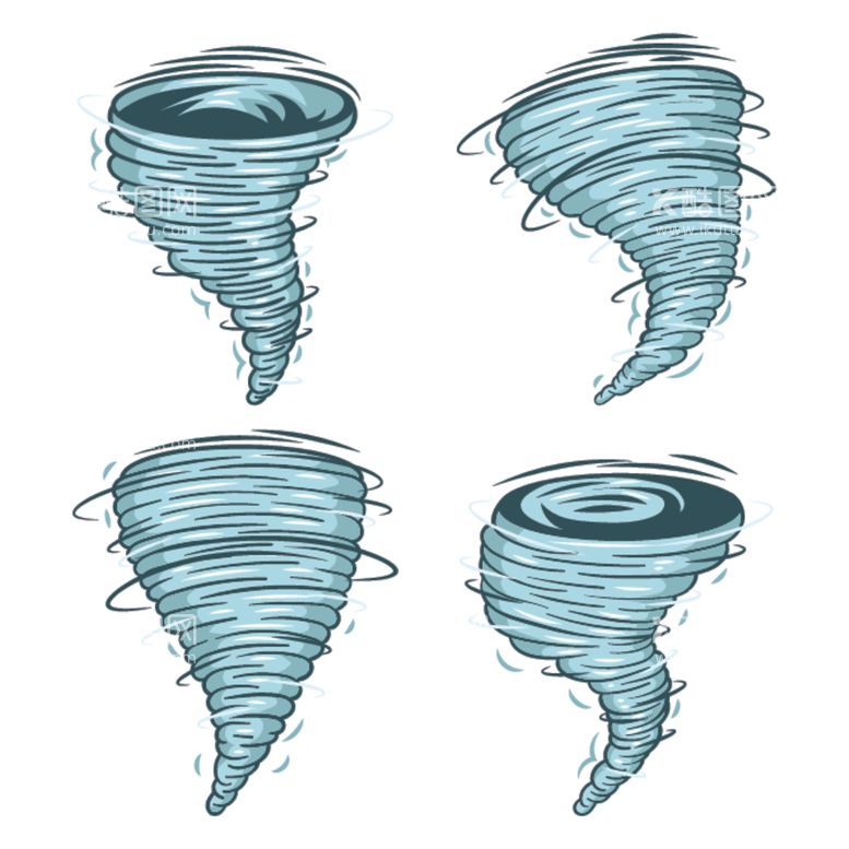 编号：90881012100823418853【酷图网】源文件下载-龙卷风矢量