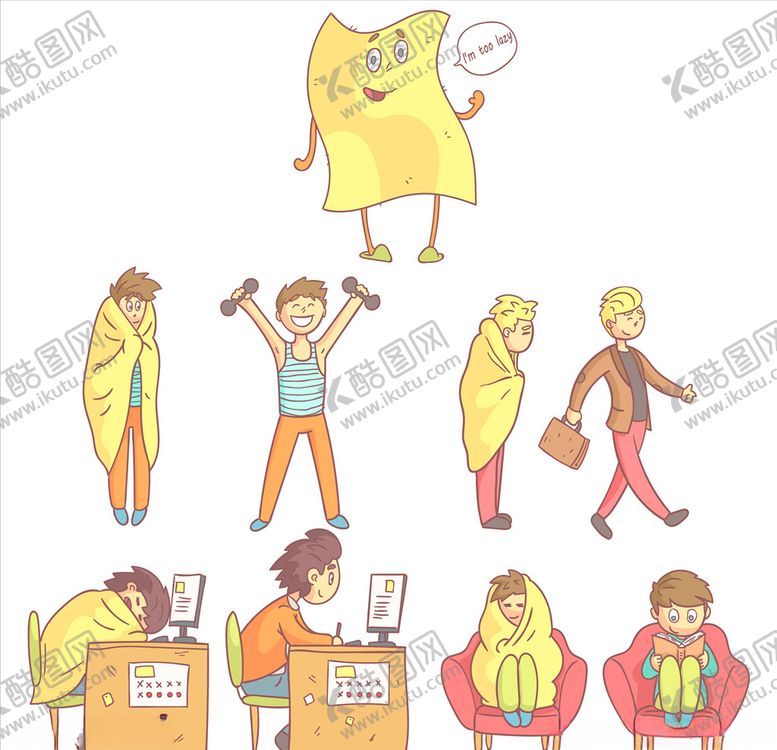 编号：64380507080740277614【酷图网】源文件下载-卡通人物