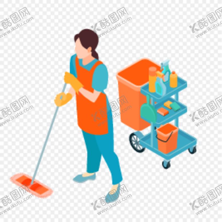编号：94404501170041109076【酷图网】源文件下载-做家务插画