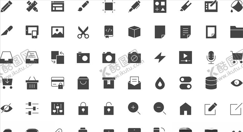 编号：20297009191057148396【酷图网】源文件下载-线性办公图标