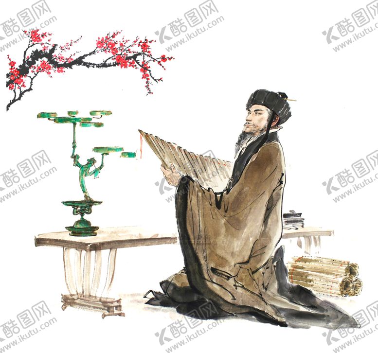 编号：95807104190538022254【酷图网】源文件下载-国学人物插画