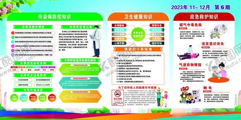 编号：99990011020901047969【酷图网】源文件下载-健康教育宣传栏