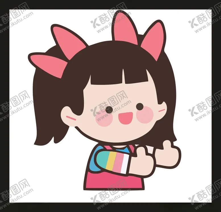 编号：31229702180448328839【酷图网】源文件下载-手绘儿童女孩