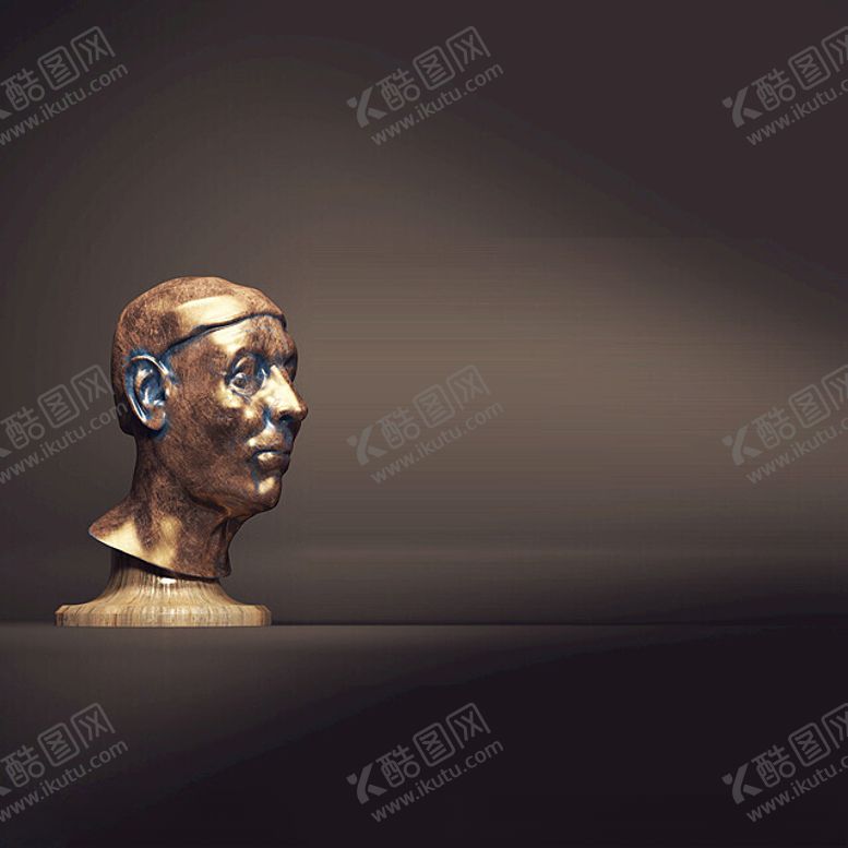 编号：64985902200351178000【酷图网】源文件下载-C4D模型雕塑