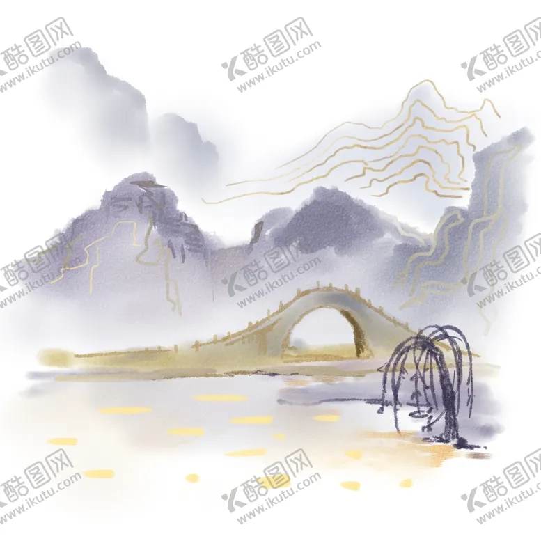编号：57341210091120162965【酷图网】源文件下载-中国风山水背景