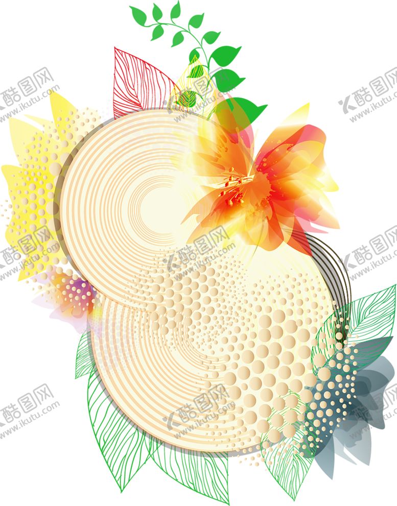 编号：48746109241137497409【酷图网】源文件下载-花边背景