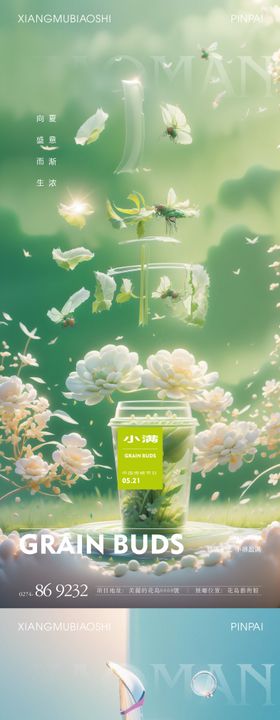 小满节气系列海报