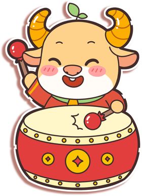 福牛手绘