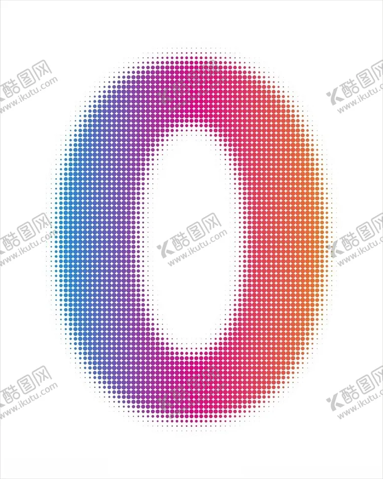 编号：95505112130342426109【酷图网】源文件下载-波点数字