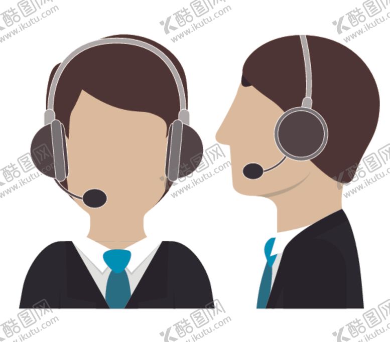 编号：82612806180902035581【酷图网】源文件下载-卡通客服人员