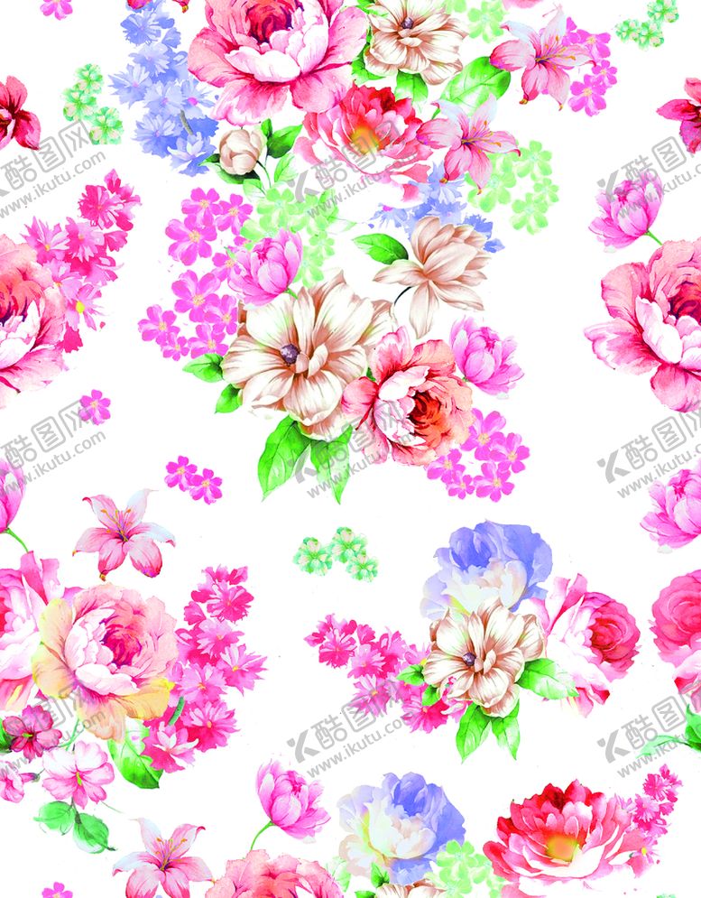 编号：59084309212217515190【酷图网】源文件下载-水彩花  
