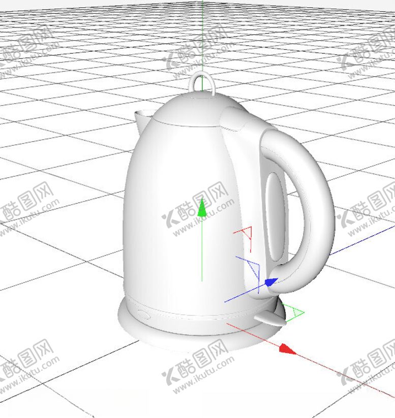 编号：33438402210720027047【酷图网】源文件下载-C4D模型水壶