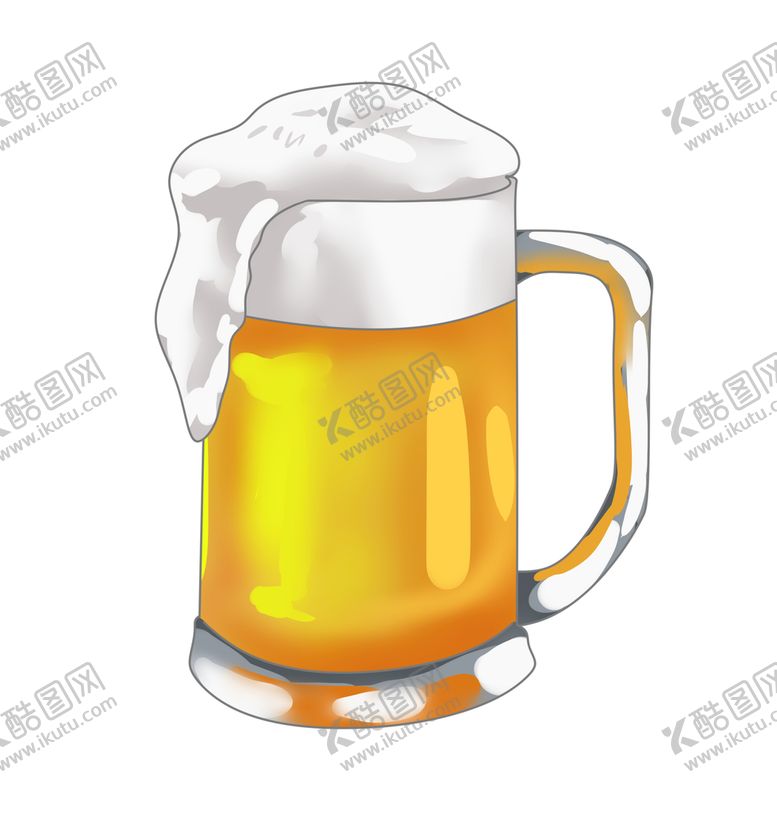 编号：72849109170947418652【酷图网】源文件下载-啤酒杯卡通手绘 