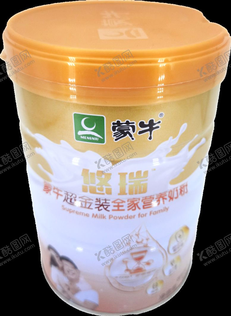 编号：29807310080155165074【酷图网】源文件下载-蒙牛超金装全家营养奶粉
