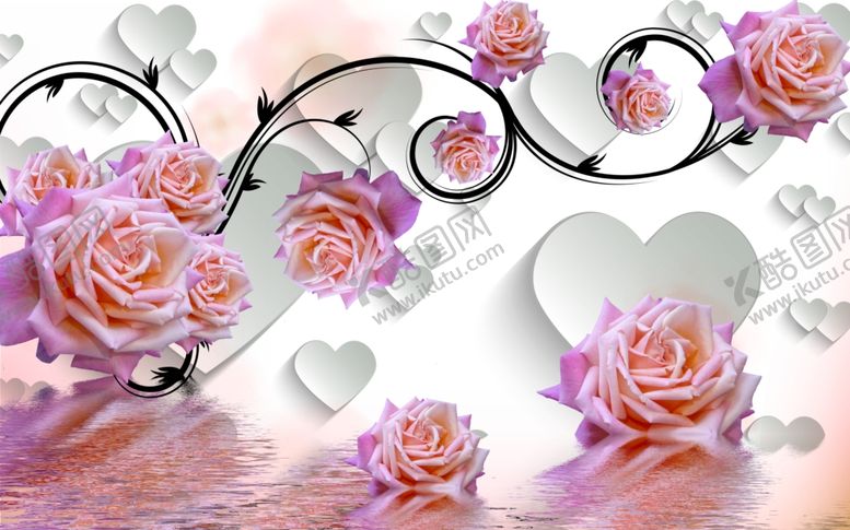 编号：46539709271549116613【酷图网】源文件下载-装饰画背景墙