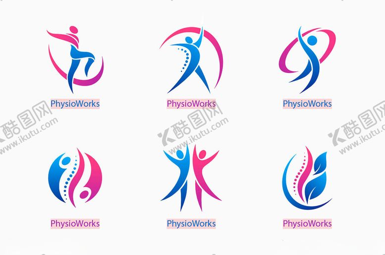 编号：27983710301245172994【酷图网】源文件下载-健身运动相关标志设计