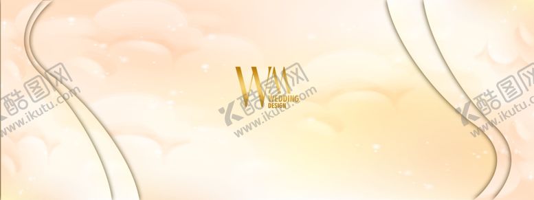 编号：17244610051935211687【酷图网】源文件下载-香槟色婚礼背景