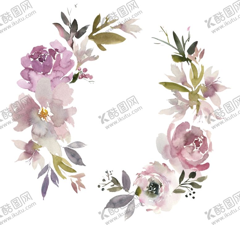 编号：24620309282113203777【酷图网】源文件下载-花卉边框