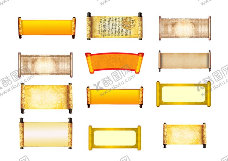 编号：79294910011634388146【酷图网】源文件下载-卷轴