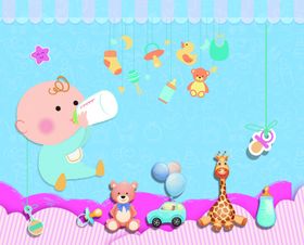 婴幼儿产品海报