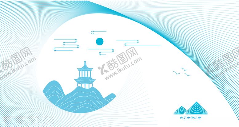 编号：45840407061601006745【酷图网】源文件下载-线条化中国风