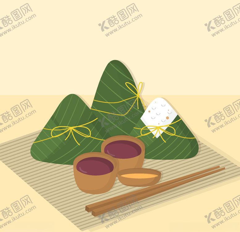 编号：57689007081659263755【酷图网】源文件下载-矢量端午粽子