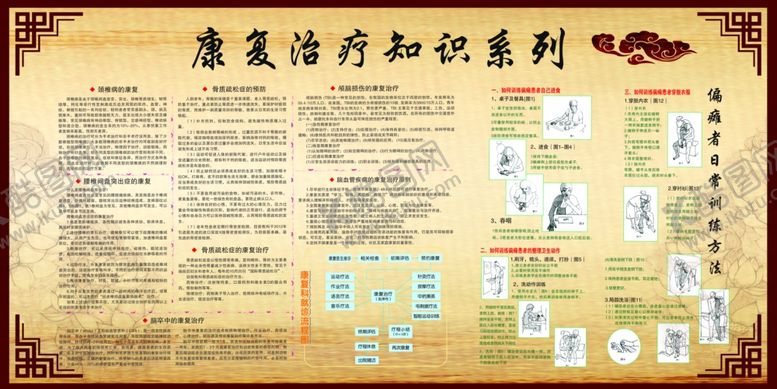 编号：16901007092245369011【酷图网】源文件下载-中医版面中药康复治疗