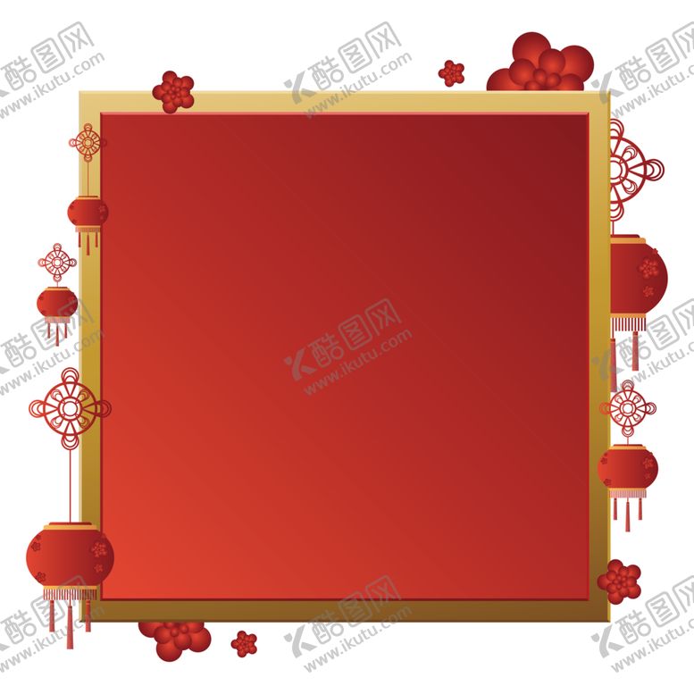 编号：18915906160708484740【酷图网】源文件下载-新年海报背景元素PNG素材