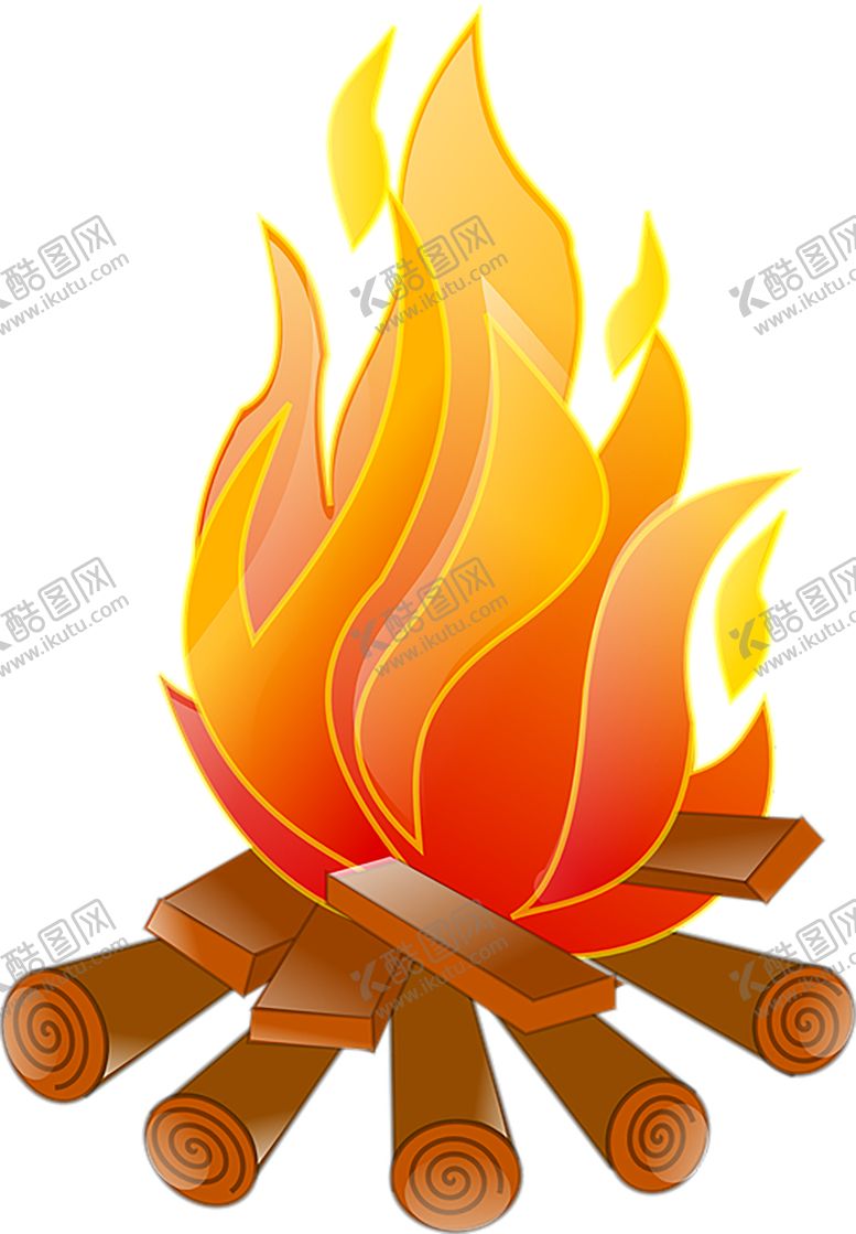 编号：68085609300221537933【酷图网】源文件下载-透明免扣火图片