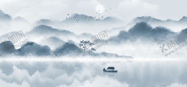 编号：97684206240438566428【酷图网】源文件下载-水墨山水
