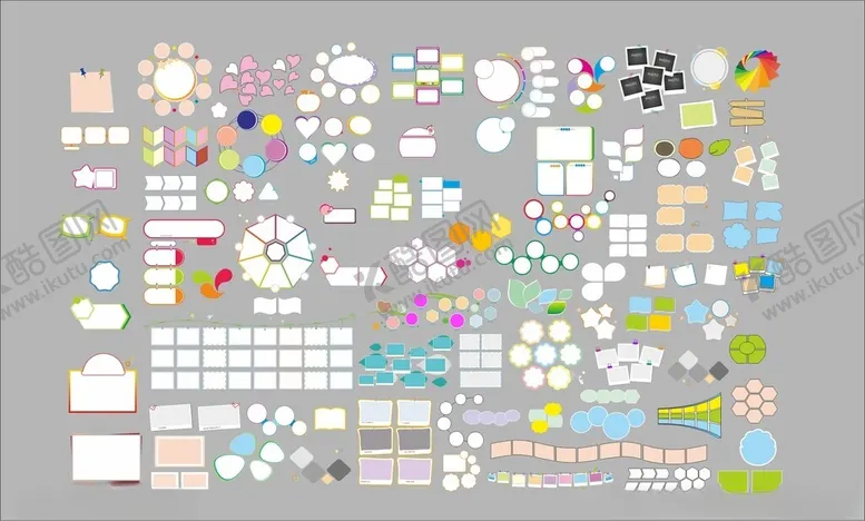 编号：53585604212153139803【酷图网】源文件下载-多样可爱卡通贴纸素材边框