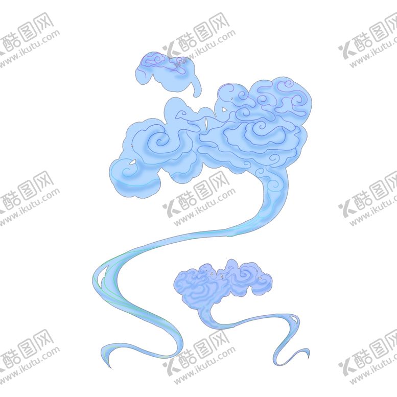 编号：92672504160617525784【酷图网】源文件下载-国潮装饰云朵