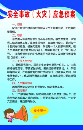 安全事故火灾应急预案