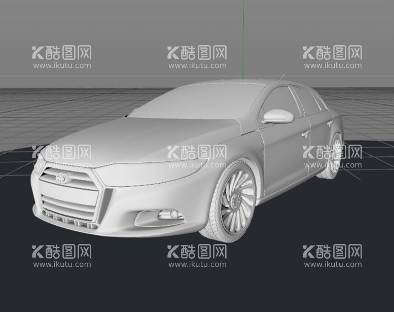 编号：95760111260100134921【酷图网】源文件下载-C4D模型汽车模型