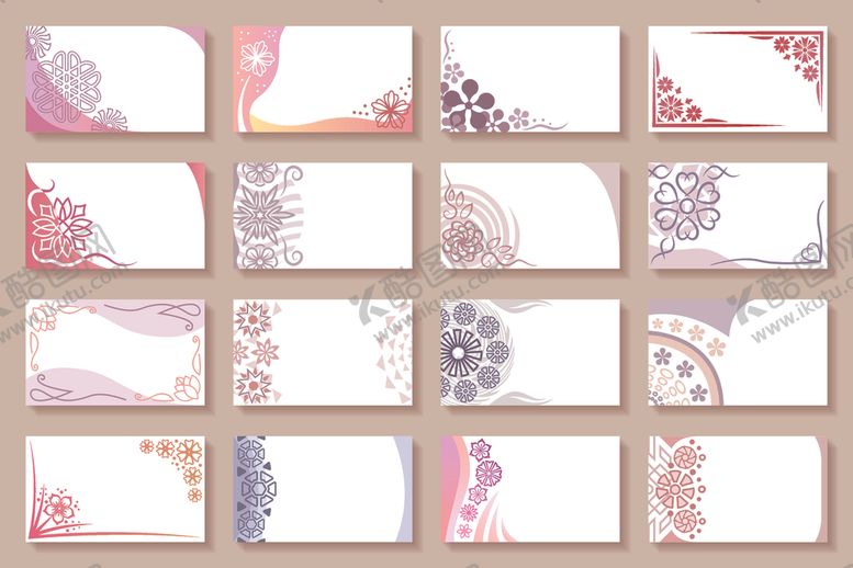 编号：36027004151159312022【酷图网】源文件下载-花卉边框