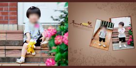 儿童宝宝幼儿相册PSD模板