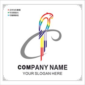 鹦鹉图标Logo图片