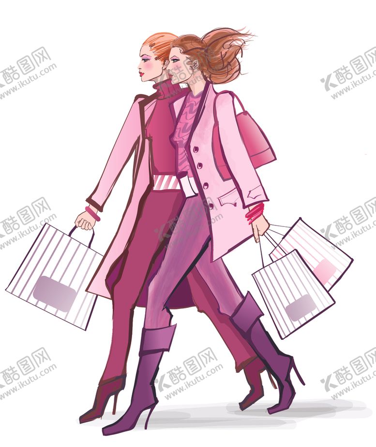 编号：85875109282216291580【酷图网】源文件下载-时尚购物女人